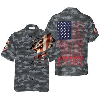 Fishing American Flag Hawaiian Shirt For Men And Women Summer Gifts | Newhawaiianshirts AU