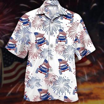 Flag Jee And Fireworks Beautiful Hawaiian Shirt Summer Gifts | Newhawaiianshirts AU