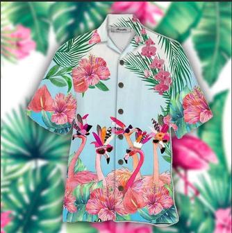 Flamingo Aloha Hawaiian Shirts For Men & For Women Summer Gifts | Newhawaiianshirts AU