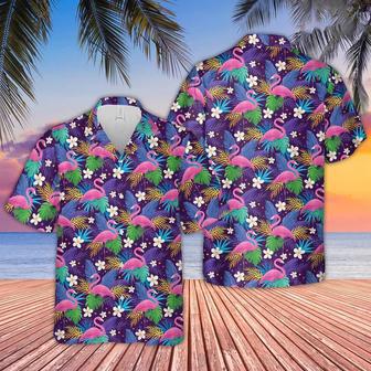 Flamingo Pattern , For Men And Women Unisex Hawaiian Shirt Aloha Shirt | Newhawaiianshirts AU