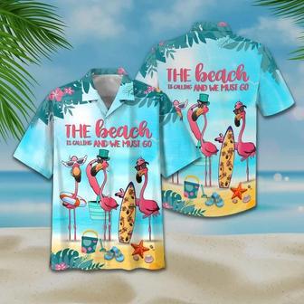 Flamingo Tropical Aloha Shirt For Men, Flamingo Hawaiian Shirt Summer Gifts | Newhawaiianshirts AU