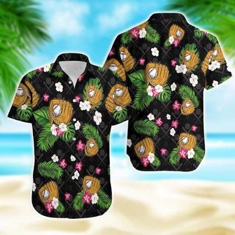 Floral Baseball Summer Tropical S Unisex Hawaiian Shirt Aloha Shirt | Newhawaiianshirts AU