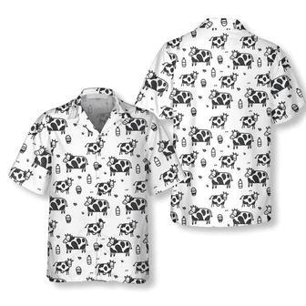 Funny Cow Pattern All Printed , Summer Gifts For Men And Women Unisex Hawaiian Shirt Aloha Shirt | Newhawaiianshirts AU