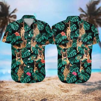 German Shepherd Hawaii Shirt, Hawaiian Shirts, Beach Vacation Shirt Summer Gifts | Newhawaiianshirts UK