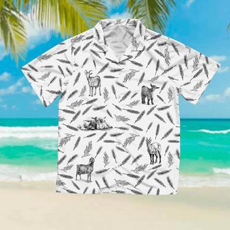 Goat Pattern Farm Hawaiian Shirt, Summer Hawaiian Shirts For Men And Women Aloha Beach Shirt Summer Gifts | Newhawaiianshirts AU