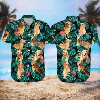 Golden Retriever Hawaii Shirt, Golden Shirt, Shirt For Men, Hawaiian Shirt Summer Gifts | Newhawaiianshirts AU