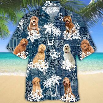 Goldendoodle , Goldendoodle Aloha Shirt, Flower Dog Short Sleeve Unisex Hawaiian Shirt Aloha Shirt | Newhawaiianshirts CA