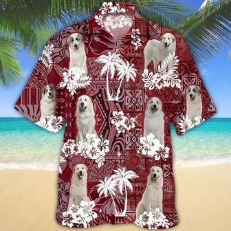 Great Pyrenees Hawaiian Shirt, Gift For Dog Lover Shirts, Men's Hawaiian Shirt Summer Gifts | Newhawaiianshirts UK