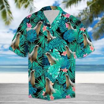 Happy Seal Playing In Tropical Jungle Pattern Hawaiian Shirt Summer Gifts | Newhawaiianshirts