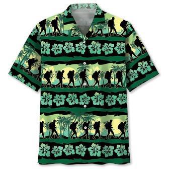 Hiking Nature Tropical Unisex Hawaiian Shirt Aloha Shirt | Newhawaiianshirts UK