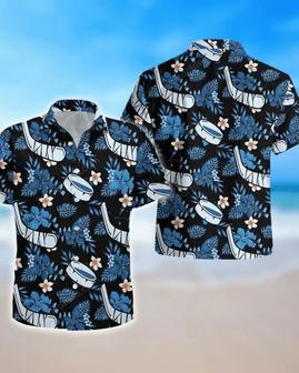 Hockey - Floral , Summer Gift, S For Men, Aloha Beach Shirt, For Summer Unisex Hawaiian Shirt Aloha Shirt | Newhawaiianshirts UK