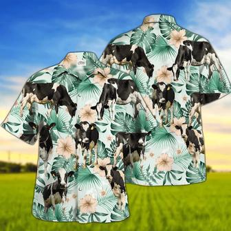 Holstein For Farm Lovers - Holstein Cow , For Men And Women Unisex Hawaiian Shirt Aloha Shirt | Newhawaiianshirts CA