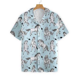 Horse Pattern All Printed , Summer Gifts For Men And Women Unisex Hawaiian Shirt Aloha Shirt | Newhawaiianshirts AU