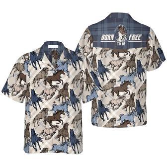 Horse Running Seamless Pattern Hawaiian Shirt For Men Summer Gifts | Newhawaiianshirts UK