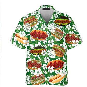 Hot Dog Hibiscus Flower Aloha Hawaiian Shirts For Men, Women Summer Gifts | Newhawaiianshirts