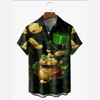 Irish Leprechaun Patrick's Day Shirt For Men And Women Unisex Hawaiian Shirt Aloha Shirt | Newhawaiianshirts AU