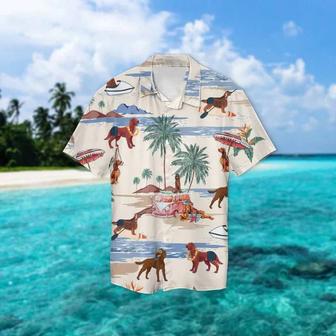 Irish Setter Summer Beach Hawaiian Shirt, Hawaiian Shirts For Men Women Short Sleeve Aloha Beach Shirt Summer Gifts | Newhawaiianshirts DE