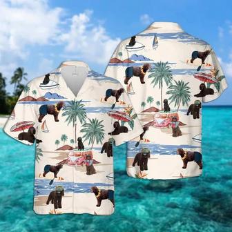 Irish Water Spaniel Summer Beach Hawaiian Shirt, Hawaiian Shirts For Men Women Short Sleeve Aloha Beach Shirt Summer Gifts | Newhawaiianshirts UK