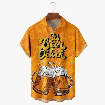 It's Beer O'clock Beer Time - Hawaiian Shirt For Men And Women Summer Gifts | Newhawaiianshirts UK