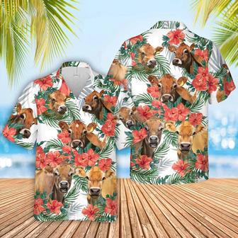 Jersey Hawaiian Flowers , Summer Gift For Men And Women Unisex Hawaiian Shirt Aloha Shirt | Newhawaiianshirts CA