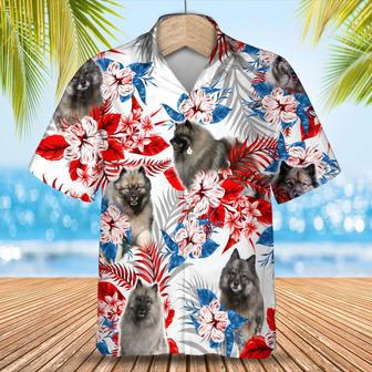 Keeshond Hawaiian Shirt - Summer Aloha Shirt, Hawaiian Shirt For Men And Women Summer Gifts | Newhawaiianshirts UK