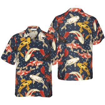 Koi Fish Pattern , For Men And Women Unisex Hawaiian Shirt Aloha Shirt | Newhawaiianshirts AU