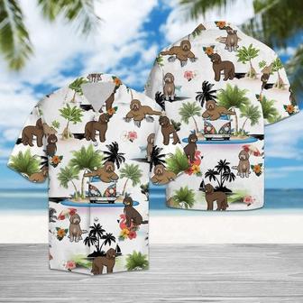 Labradoodle Hawaii Shirt For Men, Women, Cartoon Funny Labradoodle Enjoy The Vacation Aloha Hawaiian Shirt Summer Gifts | Newhawaiianshirts AU