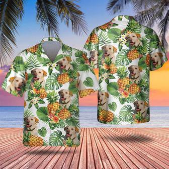 Labrador Retriever Tropical Pattern , Dog , Summer Gift For Men And Women Unisex Hawaiian Shirt Aloha Shirt | Newhawaiianshirts