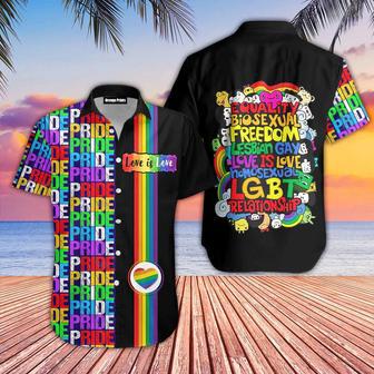 Lgbt Love Is Love Pride Month Aloha Hawaiian Shirts Summer Gifts | Newhawaiianshirts UK