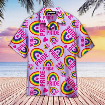 Lgbt Pride Month Hawaiian Shirt, Lgbt Pride, Gift For Lover, Lgbtq Shirt Summer Gifts | Newhawaiianshirts AU