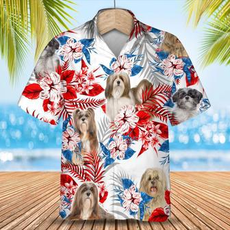 Lhasa Apso Hawaiian Shirt - Summer Aloha Shirt, Hawaiian Shirt For Men And Women Summer Gifts | Newhawaiianshirts UK