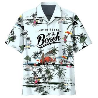 Life Is Better At The Beach Summer Holiday Hawaiian Shirt Summer Gifts | Newhawaiianshirts AU