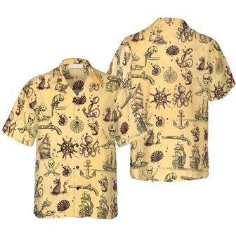 Map Of The King Pirate Hawaiian Shirt For Men Summer Gifts | Newhawaiianshirts CA