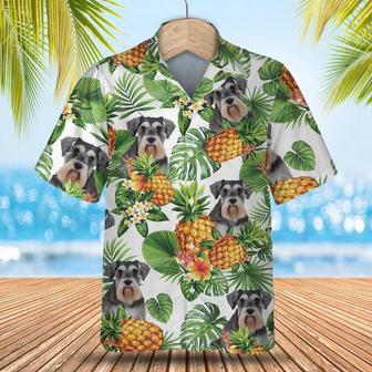 Miniature Schnauzer Tropical Pattern , Dog Lover , Summer Gift For Men And Women Unisex Hawaiian Shirt Aloha Shirt | Newhawaiianshirts AU