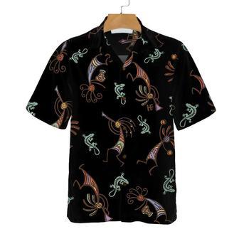 Native American Kokopelli Lizard Tribal Hawaiian Shirt, Funny Native American Indian Shirt Summer Gifts | Newhawaiianshirts DE