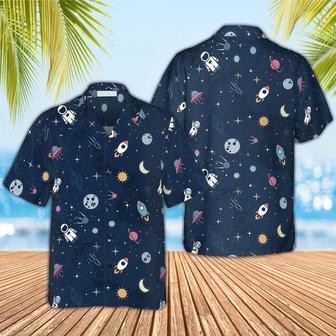 Outer Space , Summer For Men And Women Unisex Hawaiian Shirt Aloha Shirt | Newhawaiianshirts AU