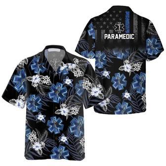 Paramedic The Blue Hawaiian Shirt, Parademic Shirt For Men, Paramedic Gift Ideas Summer Gifts | Newhawaiianshirts CA