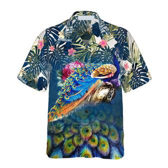 Peacock Hawaiian Shirt For Men And Women Summer Gifts | Newhawaiianshirts UK