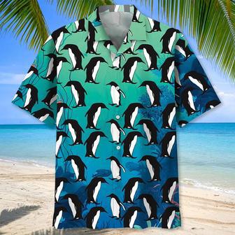 Penguins Ocean , Penguin Of The World Shirt, Happy Penguin Awareness Day, Penguin Shirt, Penguin Lover Unisex Hawaiian Shirt Aloha Shirt | Newhawaiianshirts