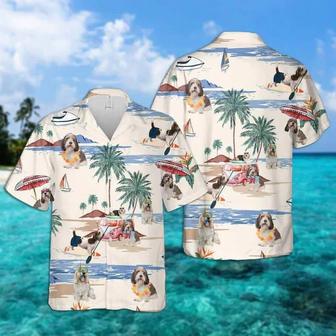 Petit Basset Griffon Vendeen Summer Beach Hawaiian Shirt, Hawaiian Shirts For Men Women Short Sleeve Aloha Beach Shirt Summer Gifts | Newhawaiianshirts AU