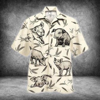 Pig , Pig Summer Shirts, Aloha S For Men,, New Unisex Hawaiian Shirt Aloha Shirt | Newhawaiianshirts UK