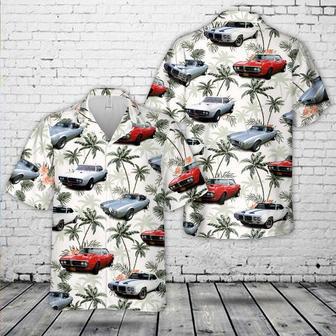 Pontiac Firebird First Generation (1967-1969) Hawaiian Shirt, Classic Car Hawaiian Shirt, Vintage Car Shirt Summer Gifts | Newhawaiianshirts DE