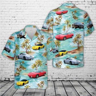 Pontiac Firebird Fourth Generation (1993-2002) Hawaiian Shirt For Men, Classic Car Hawaiian Shirt, Vintage Car Shirt Summer Gifts | Newhawaiianshirts UK