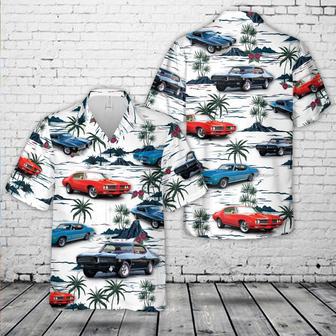 Pontiac Gto 1969 Hawaiian Shirt For Men, Classic Car, Vintage Car Shirt Summer Gifts | Newhawaiianshirts