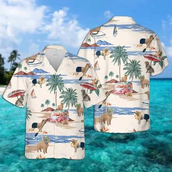 Pyrenean Shepherd Summer Beach Hawaiian Shirt, Hawaiian Shirts For Men Women Short Sleeve Aloha Beach Shirt Summer Gifts | Newhawaiianshirts UK