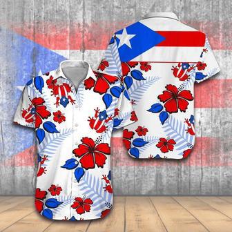 Restocked Mall - Puerto Rico Coqui Hibiscus Unisex Hawaiian Shirt Aloha Shirt | Newhawaiianshirts CA