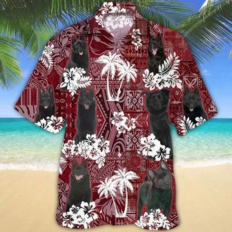 Schipperke Hawaiian Shirt, Gift For Dog Lover Shirts, Men's Hawaiian Shirt, Summer Hawaiian Aloha Shirt Summer Gifts | Newhawaiianshirts UK