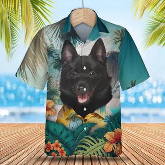 Schipperke Tropical , Dog Lover , Summer Gift For Men And Women Unisex Hawaiian Shirt Aloha Shirt | Newhawaiianshirts UK