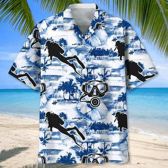 Scuba Diving Nature For Men, Scuba Diving Life Shirt, Scuba Diving Gifts Unisex Hawaiian Shirt Aloha Shirt | Newhawaiianshirts AU