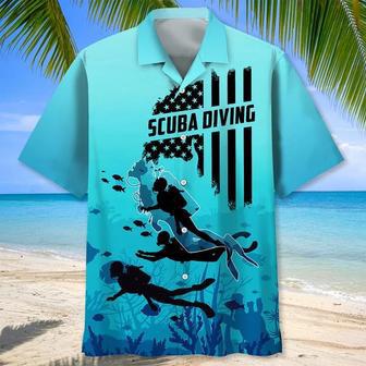 Scuba Diving , Scuba Diving Shirt, Scuba Diver Shirt, For Men And Women Unisex Hawaiian Shirt Aloha Shirt | Newhawaiianshirts DE